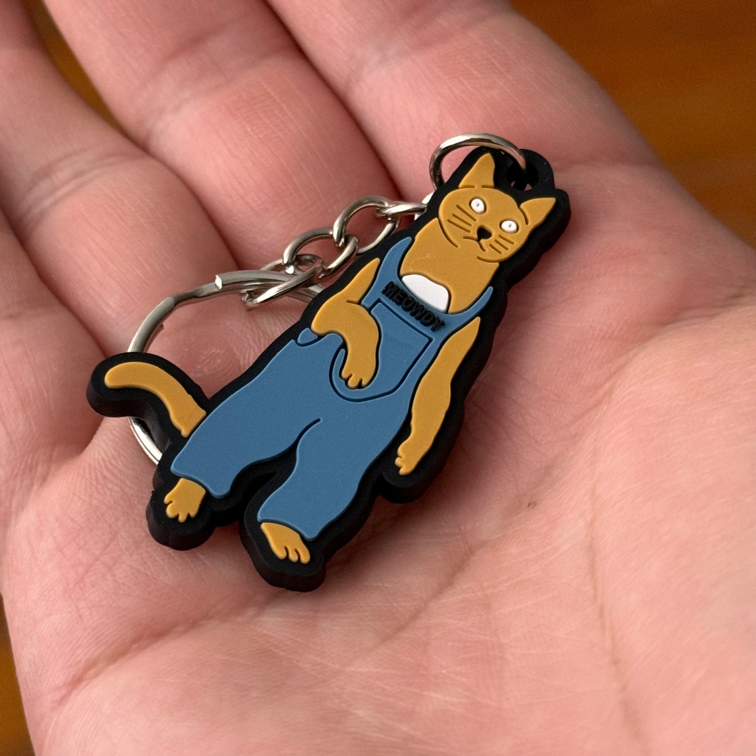 Meowdy Keychain