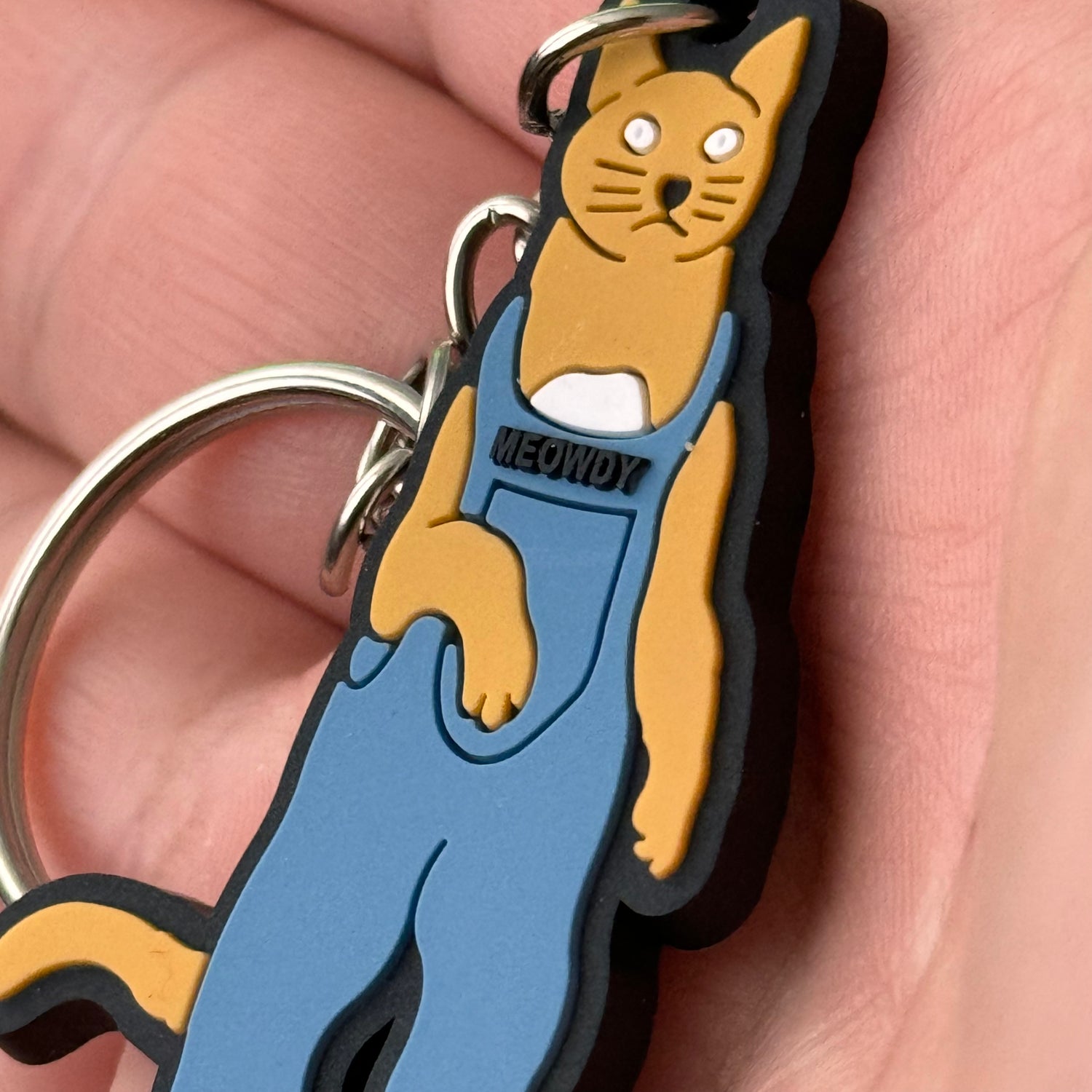Meowdy Keychain